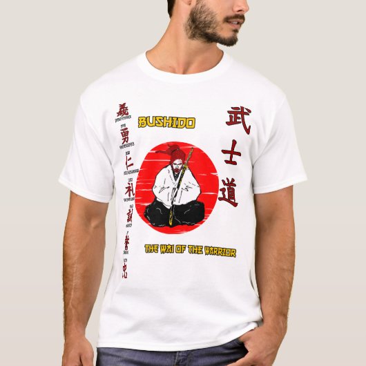 Bushido Playera básica para hombre T-shirt (Voorkant)