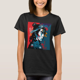 Bushido Samurai Japanse Warrior Retro Swo T-shirt