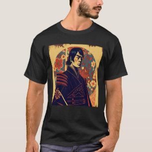 Bushido Samurai Japanse Warrior Retro Swo T-shirt