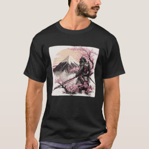 Bushido  Samurai Japanse Warrior Retro Swo T-shirt