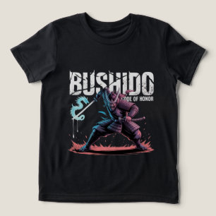 Bushido Samurai Krijger Anime Vector Logo Tri-Blend Shirt