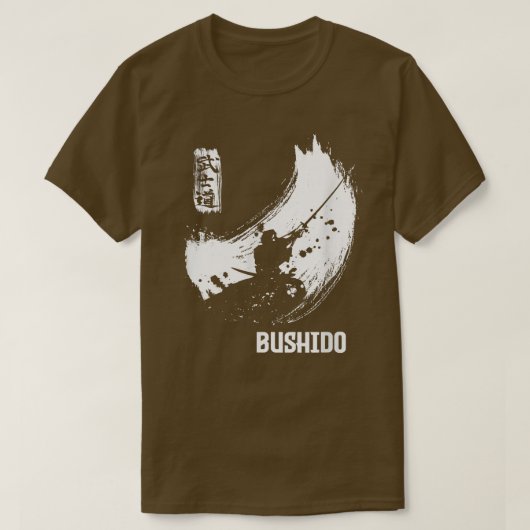 Bushido Samurai Way van de Warrior T-shirt (Design voorkant)