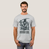 Bushido Soul - Samurai Spirit Warrior T-shirt | (Voorkant volledig)