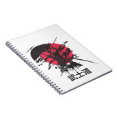 Bushido Spirit: Samurai Warrior Aesthetic Notebook Notitieboek (Rechterzijde)