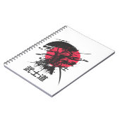 Bushido Spirit: Samurai Warrior Aesthetic Notebook Notitieboek (Linkerzijde)