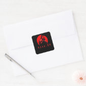 Bushido Vierkante Sticker (Envelop)
