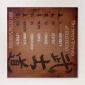 BUSHIDO VIRTUES LEGPUZZEL (Horizontaal)