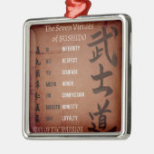 BUSHIDO VIRTUES METALEN ORNAMENT (Links)