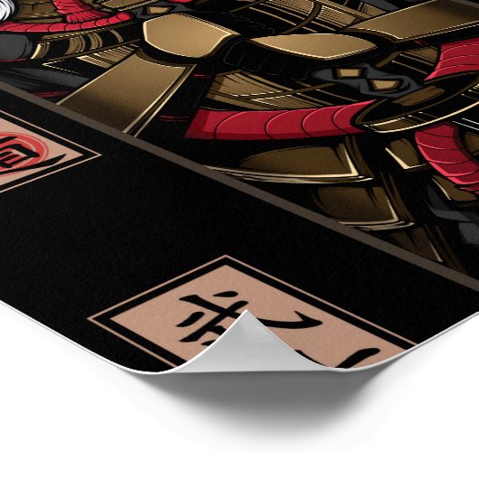 Bushido Warrior Poster (Hoek)