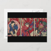 Bushido Zwaard Vechten Japanse Samurai Warrior Briefkaart (Voorkant / Achterkant)