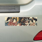 Bushido Zwaard Vechten Japanse Samurai Warrior Bumpersticker (Op auto)