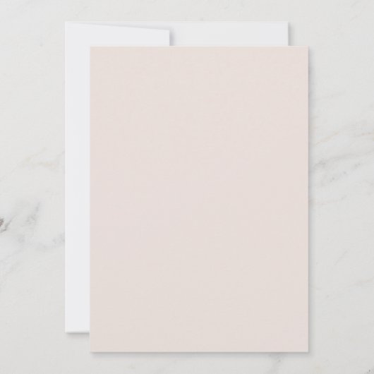 Bushing Blooms Weddenschap Kaart (Achterkant)