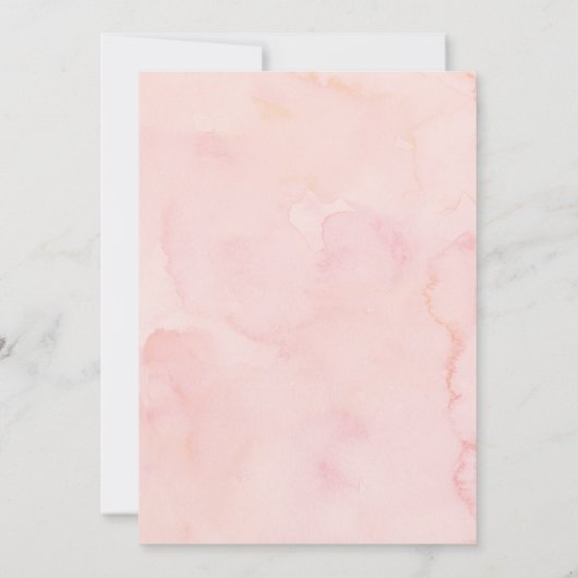 Bushing Blooms Weddenschap Kaart (Achterkant)