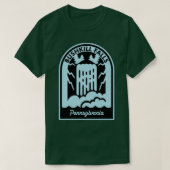 Bushkill Falls Pennsylvania  T-shirt (Design voorkant)