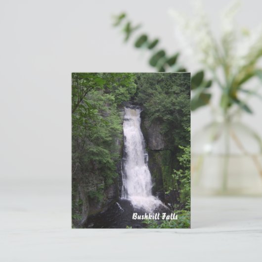 Bushkill Herfst Poster Briefkaart (Staand voorkant)