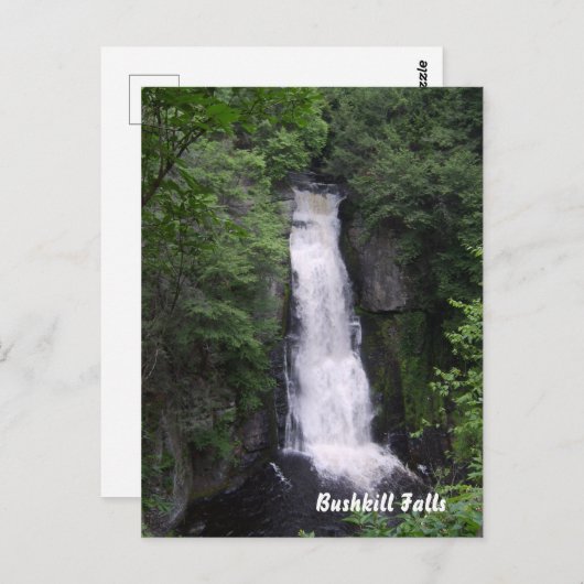 Bushkill Herfst Poster Briefkaart (Voorkant / Achterkant)