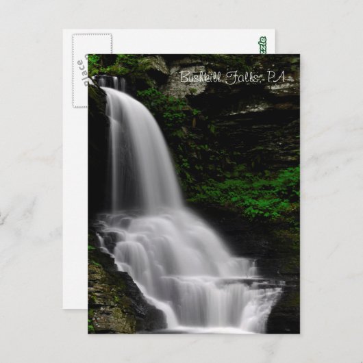 Bushkill-Herfsten Briefkaart (Voorkant / Achterkant)