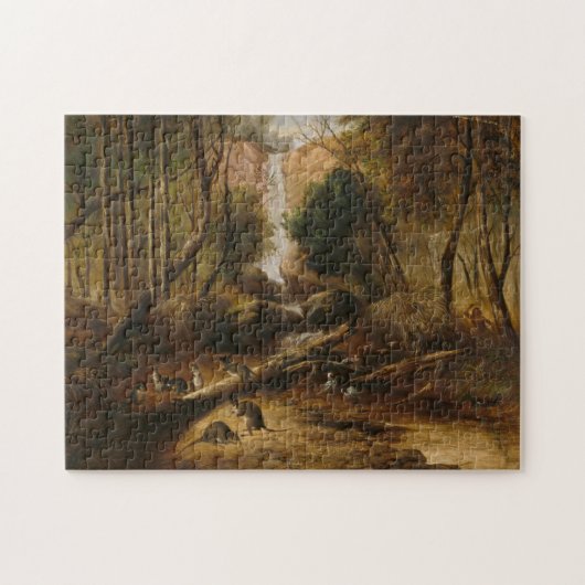 Bushland Landschap door John Skinner Prout Legpuzzel (Horizontaal)