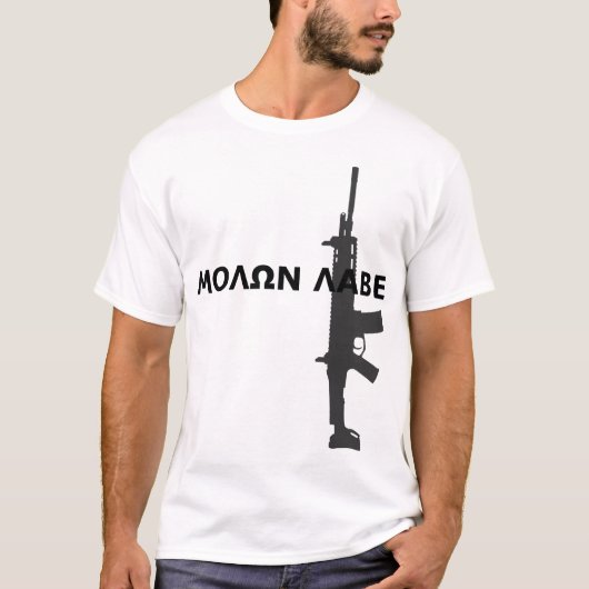 Bushmaster ACR - MOLON LABE T-shirt (Voorkant)