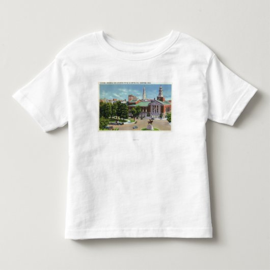Bushnell Memorial, Lafayette Statue Kinder Shirts (Voorkant)