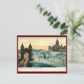 Bushnell Park in Winter, Hartford CT  Briefkaart (Staand voorkant)