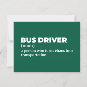 Bushokjeheld: een definitie die voor chauffeurs va briefkaart