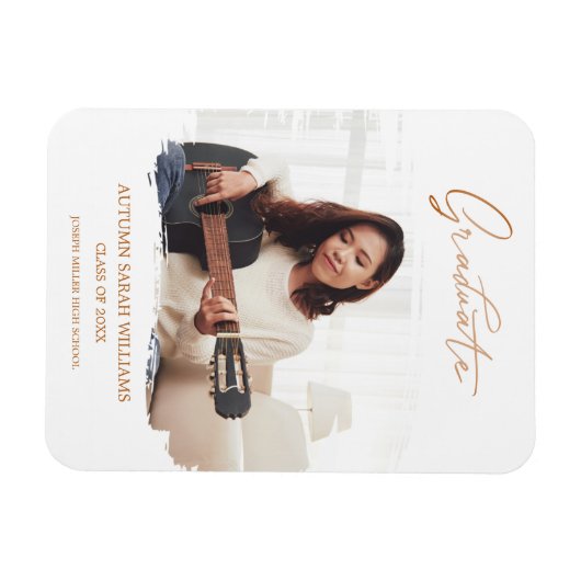 Bushslag Whimsical Afstuderen School Magneet (Horizontaal)