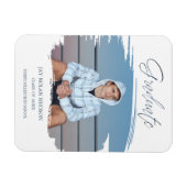 Bushslag Whimsical Typography Afstuderen School Magneet (Horizontaal)