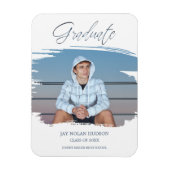 Bushslag Whimsical Typography Afstuderen School Magneet (Verticaal)