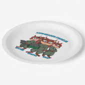 Bushtail Party Borden Papieren Bordje (Gekanteld)