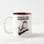 Bushtit Tweekleurige Koffiemok (Links)