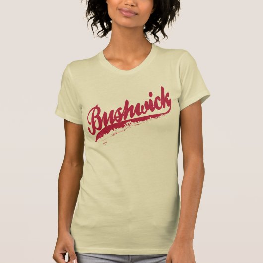 Bushwick Brooklyn Dames T-shirt (Voorkant)