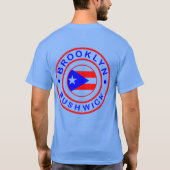 bushwick brooklyn - Puerto Rican Pride Shirt (Achterkant)