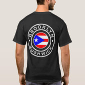 bushwick brooklyn - Puerto Rican Pride Shirt (Achterkant)