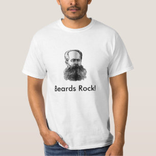 Bushy Beard, Beards Rock! T-shirt