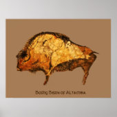 Bushy Bison of Altamira Poster (Voorkant)