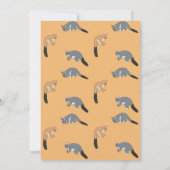 Bushy Tail Possums Bedankkaart Kaart (Achterkant)