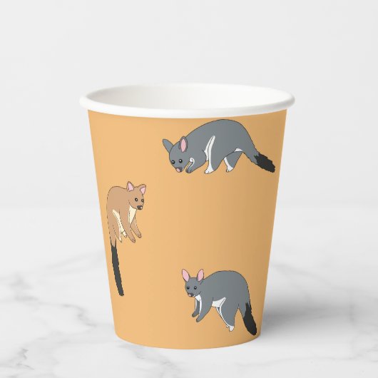 Bushy Tail Possums Papieren bekertje Bekers (Voorkant)