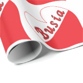 Busia Poland Heart Cadeaupapier (Rol Hoek)