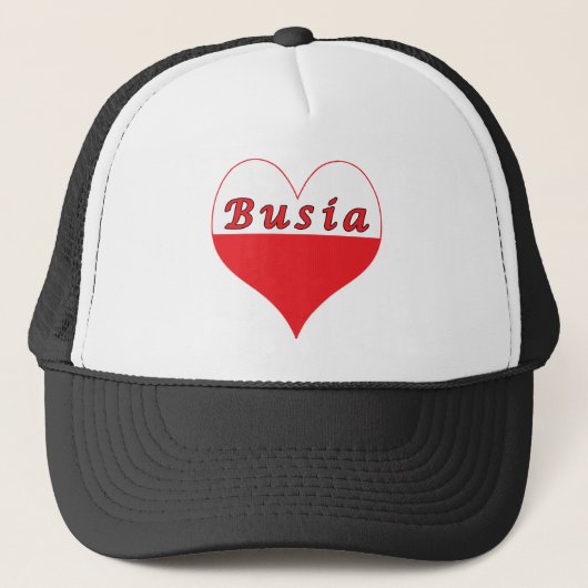 Busia Poland Heart Trucker Pet (Voorkant)