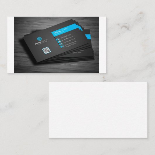 Businees Studio Design Card Visitekaartje (Voorkant / Achterkant)