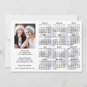 Business 2025 Kalender Minimalistische Zilveren Gl Feestdagenkaart (Voorkant)