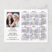 Business 2025 Kalender Minimalistische Zilveren Gl Feestdagenkaart (Voorkant)