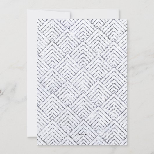 Business 2025 Kalender Modern Blauw Script Eenvoud Feestdagenkaart (Achterkant)