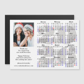 Business 2026 Kalender Minimalistische Zilveren Gl (Voorkant / Achterkant)