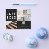 Business 2 Promotie Foto QR Code Business Logo Flyer (Enkel)