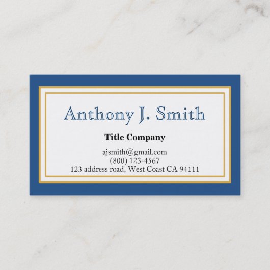 Business, 3,5 x 2,0 inch, 100 pack, wit dubbelzijd visitekaartje (Voorkant)