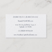 Business, 3,5 x 2,0 inch, 100 pack, wit visitekaartje (Achterkant)