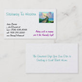 Business, 3,5 x 2,0 inch, 100 pack, wit visitekaartje (Voorkant / Achterkant)