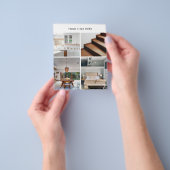 Business 4 Promotionele Foto Dubbelzijdig Flyer (Hand)